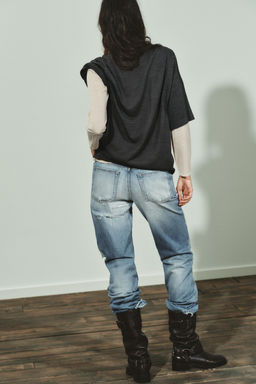 DOUBLE-LAYER KNIT JUMPER - Zara фото 4