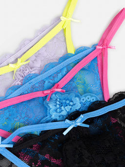 Infinity / Трусы стринги-бразилиано жен.в наборе из 3шт. Lils разноцветный - Infinity Lingerie фото 9