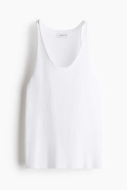 Camiseta sin mangas en punto de canal?