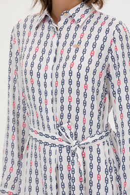 Женское белое тканое платье - U.s. polo assn фото 7