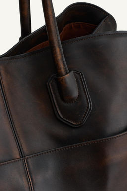 LIMITED EDITION LEATHER SHOULDER BAG - Zara фото 9