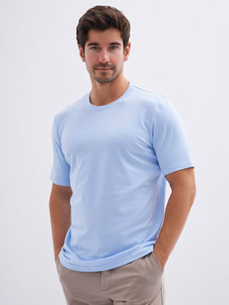 Футболка мужская короткий рукав GREG G145-KO-SA-S5120-N (св.голубой)