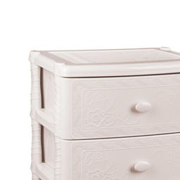 Комод широкий "Флоран" 4-х секционный сл.кость М6838