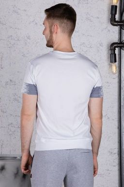 Брюки спортивные 
 3.MM110A-серый-светлый