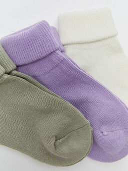 Basic K?z Bebek Soket ?orap 3l? - Waikiki фото 3