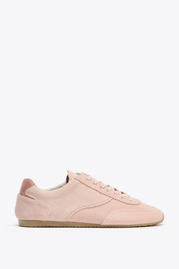 CONTRAST LEATHER TRAINERS - Zara фото 15