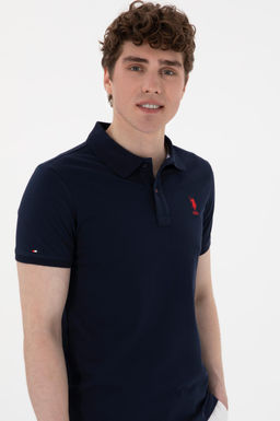 Erkek Slim Fit Polo Yaka Lacivert Basic Ti__rt Sepette S_rpriz _ndirim - U.s. polo assn фото 10