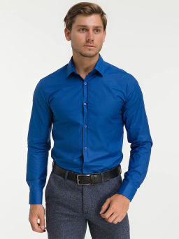Сорочка мужская длинный рукав GREG 230/238/ZV/P STRETCH  фото 11
