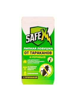Цена за 2 шт. Ловушка-домик клеевая с приманкой, от тараканов и муравьев SAFEX, 5 шт.  фото 6
