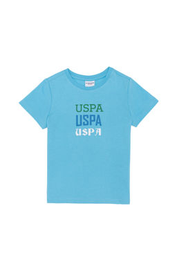 U. S. Polo Assn Детская бирюзовая футболка с круглым вырезом - U.s. polo assn фото 3