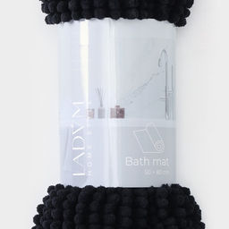 Коврик для дома LaDоm, букли, плотность 1000 г, 5080 см, графитовый