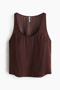 Top de gasa con escote en U - H&m фото 2