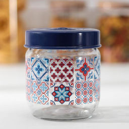 Банка для сыпучих «Мозаика», 425 мл, стекло