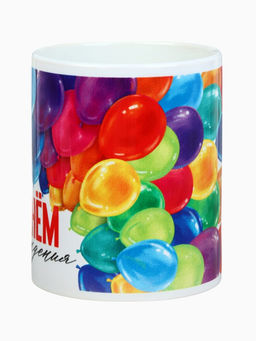 Кружка чайная керамическая «С Днём Рождения!», 320 мл