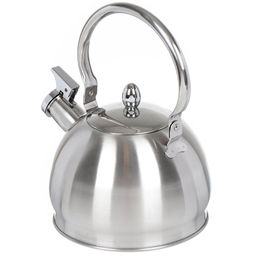 Чайник нерж. сталь 2 л со свистком матовый ручка металл. GS-04314-2.0L/SMY-088 /DANIKS/