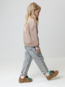 КР 302816/латте к625 джемпер (свитшот) для дев