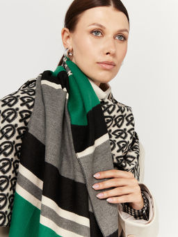 в составе ШЕСТЬ и КАШЕМИР Большой, мягкий, теплый однотонный двусторонний палантин - Tantino фото 5