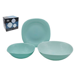 Сервиз столовый 13 пр Lavenir "Square soft color" 400/1150 мл, арт. 13PCS SQ GREEN арт. 701310