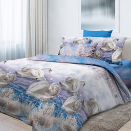 Покрывало стеганое Верность 240х215см, спальное место 160см, бязь набивная Комфорт 121г/м2, хлопок 100%, многоигольная стежка, наполнитель синтепон 70гр, подкладка бязь отбеленная 121г/м2, Домашняя мода (Россия)  фото 10