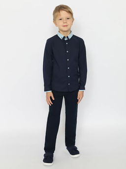 CRB wear/CWKB 63280-41 Рубашка для мальчика,темно-синий/Ex.Cherubino фото 2