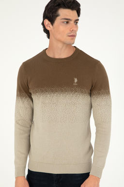 Мужской свитер цвета хаки - U.s. polo assn фото 3