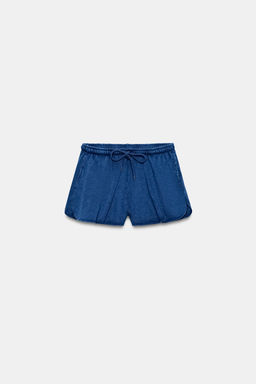 SHORTS FLAM? CORDONES / Azul - Zara фото 5