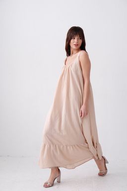 Платье Мальдивы для пляжа и фотосъёмки в цвете экрю - Martichelli фото 3