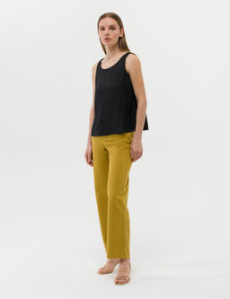 Ye_il High Waist Flare Fit Jean Pantolon