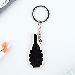 Цена за 2 шт. Значок и брелок на 23 Февраля «Для настоящего героя», подарочный набор : 2 предмета