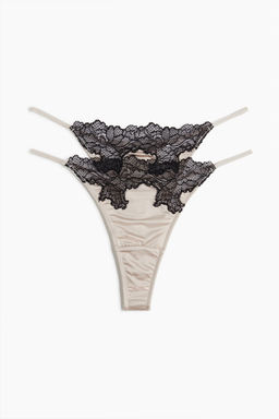 Pack de 2 bragas Thong de microfibra - H&m фото 4