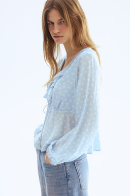 Blusa con volantes - H&m фото 6