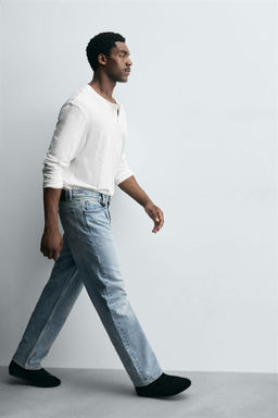 JEANS STRAIGHT FIT / Azul medio - Zara фото 6