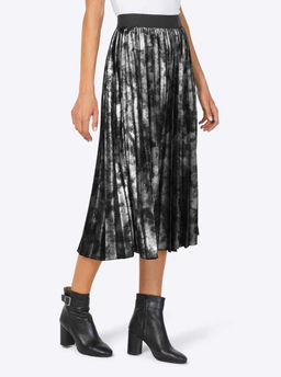 Юбка с рисунком, черная - Heine фото 4
