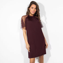 Платье с прозрачными рукавами Светиться изнутри (new) - Charutti фото 7