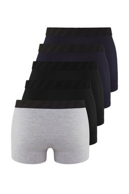 TRENDYOL MAN Lacivert 5li Paket Basic Esnek Pamuklu Yumusak Lastikli Boxer TMNSS25BX00004 - Trendyolmilla фото 2