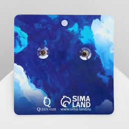 Серьги эмаль Вокруг света самолёт и земной шар, цветные в золоте - Queen fair фото 4