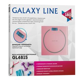 Весы напольные электронные GALAXY LINE GL4815/розовый  фото 8