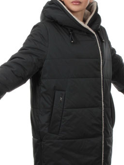 M-9115 DK. BLUE GREEN Пальто зимнее женское (верблюжья шерсть) - Fashion фото 2