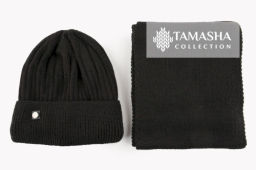 Комплект мужской Джастин (шапка бини+шарф)