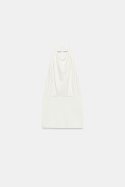 TOP DRAPEADO FLUIDO / Blanco roto - Zara фото 7