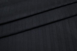 Сатин-страйп цв.Черный (1см*1см), ш.2.2м, хлопок-100%, 135гр/м.кв - Купава фото 2