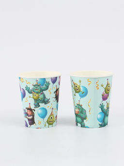 Цена за 10 шт. Стакан одноразовый бумажный 250 мл, Монстры