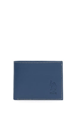 Мужской кобальтовый синий кошелек