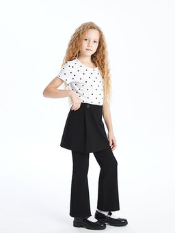 Basic K?z ?ocuk Etekli Tayt