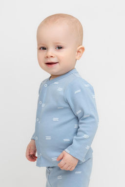 К 300450-2уп/белые кораблики,штиль кофточка яс - Crockid фото 3