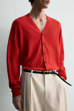 RELAXED FIT LIMITED EDITION CARDIGAN - Zara фото 14
