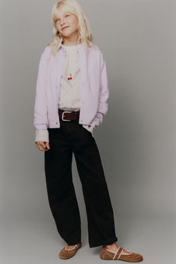 BARREL DENIM TROUSERS - Zara фото 5