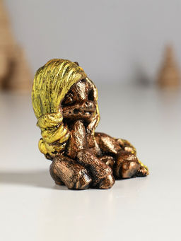 Фигурка полистоун Лошадь лежащая, 9?6?5 см