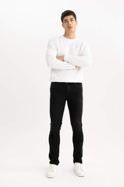 Pedro Slim Fit Джинсовые брюки узкого кроя с нормальной талией и узкими штанинами - Defacto фото 2