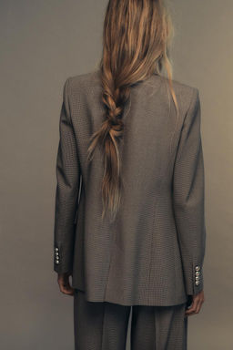 HOUNDSTOOTH BLAZER - Zara фото 5